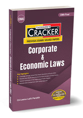 Taxmann Cracker - Corporate & Economic Laws Book for CMA Final by Leena Lalit Parakh